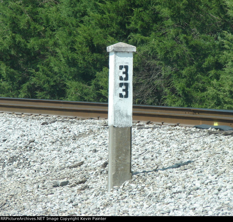 Is this a Tennessee Central milepost?